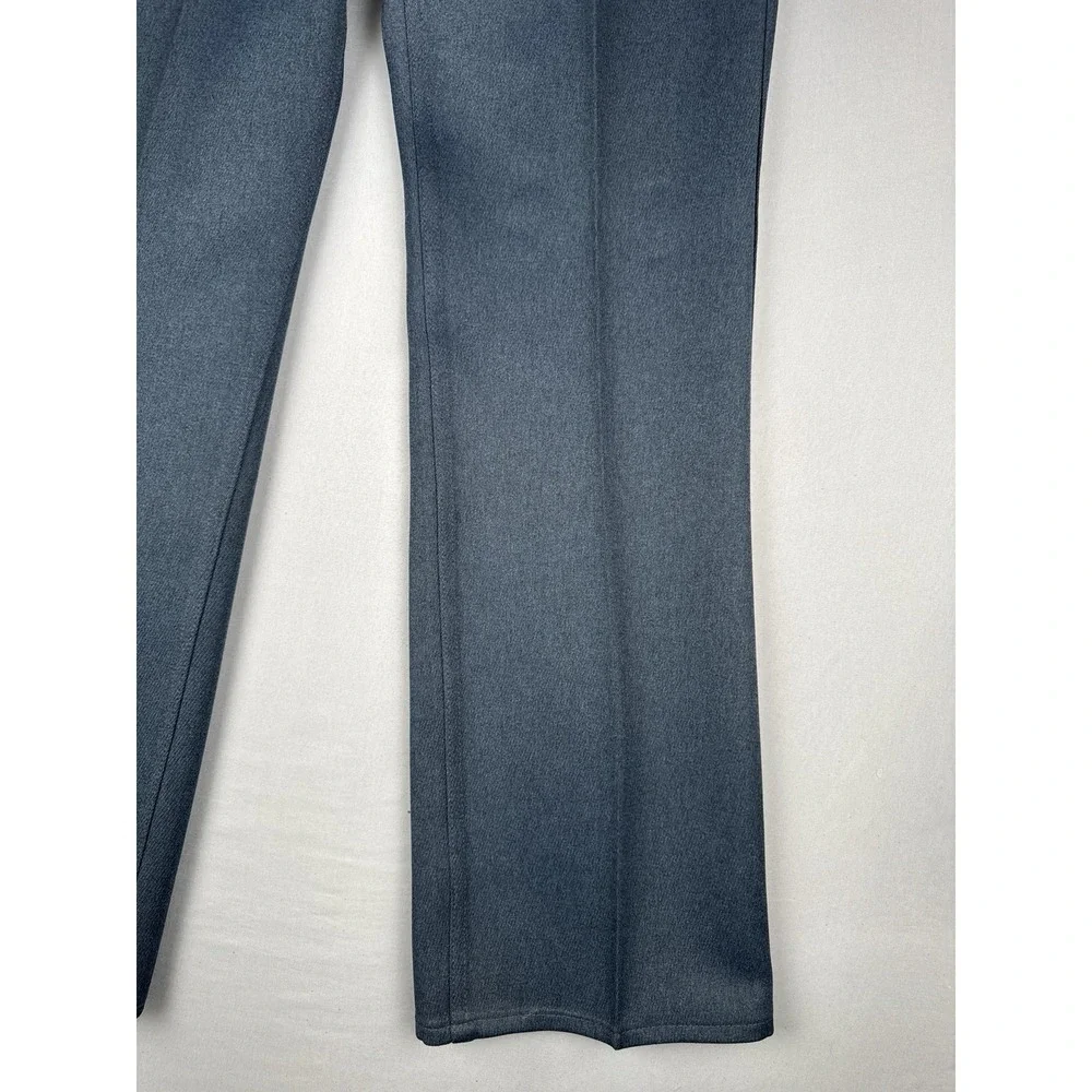 Vintage 80s Levi's 517 Sta-Prest Pants 38x33 USA Blue Polyester Bootcut